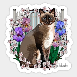 Spring Cat Sticker